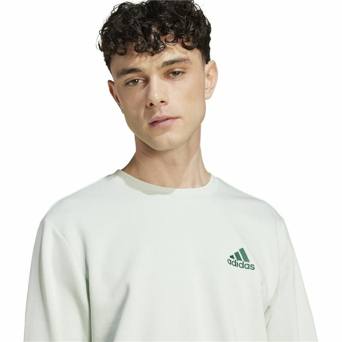 Sweat sans capuche Adidas Essentials Vert XXL
