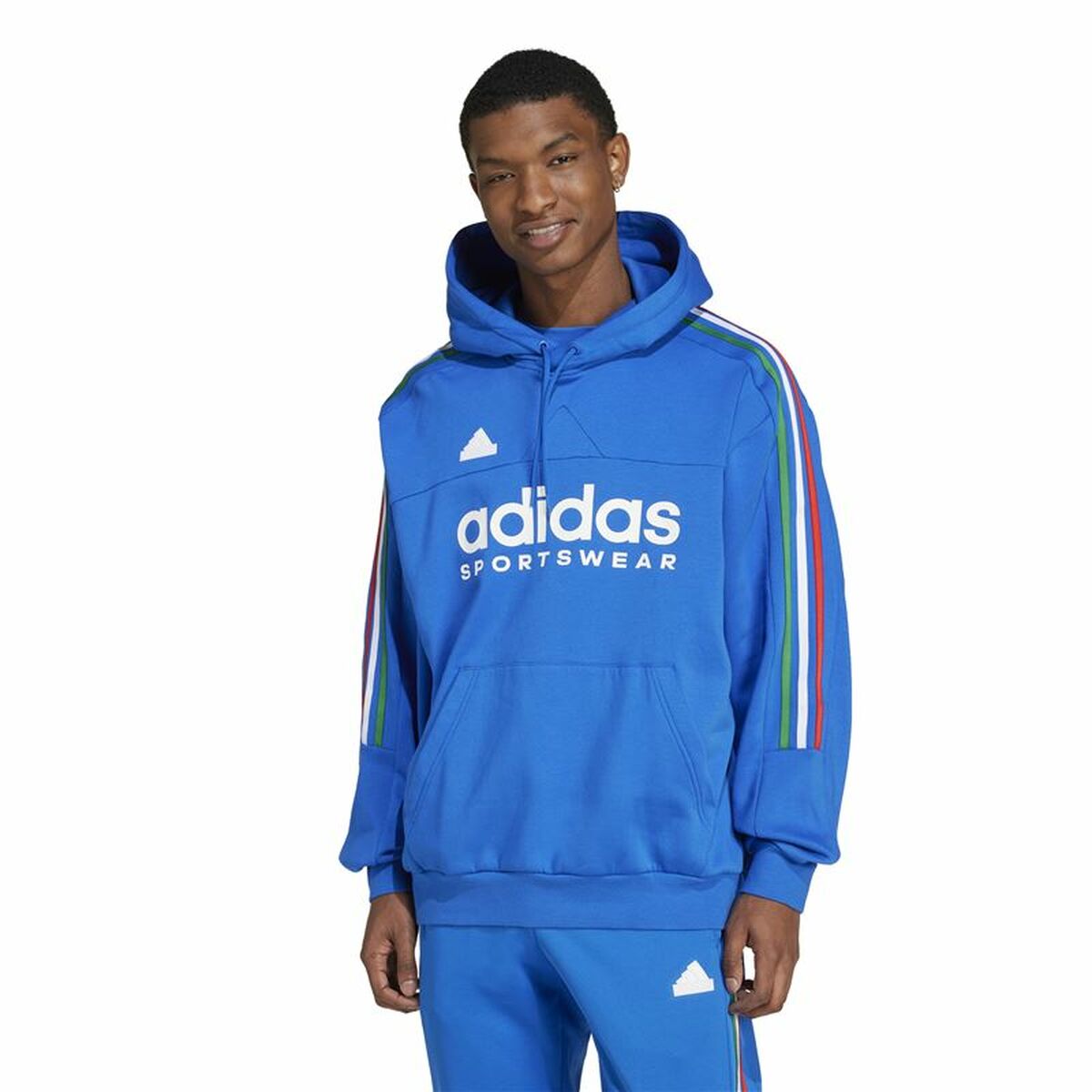 Sweat à capuche homme Adidas House Of Tiro Nations Bleu