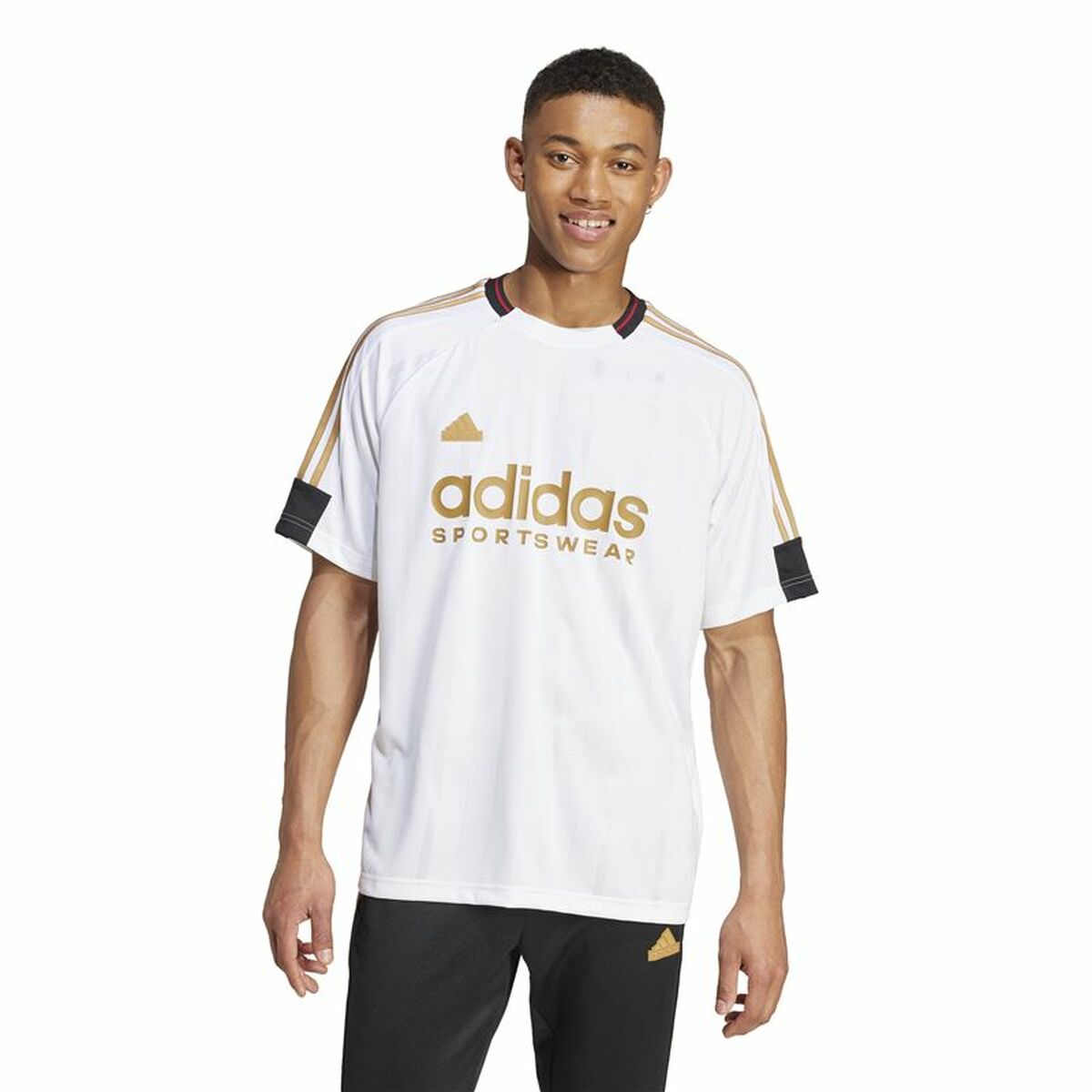 T-shirt à manches courtes homme Adidas House Of Tiro Nations Pack Blanc