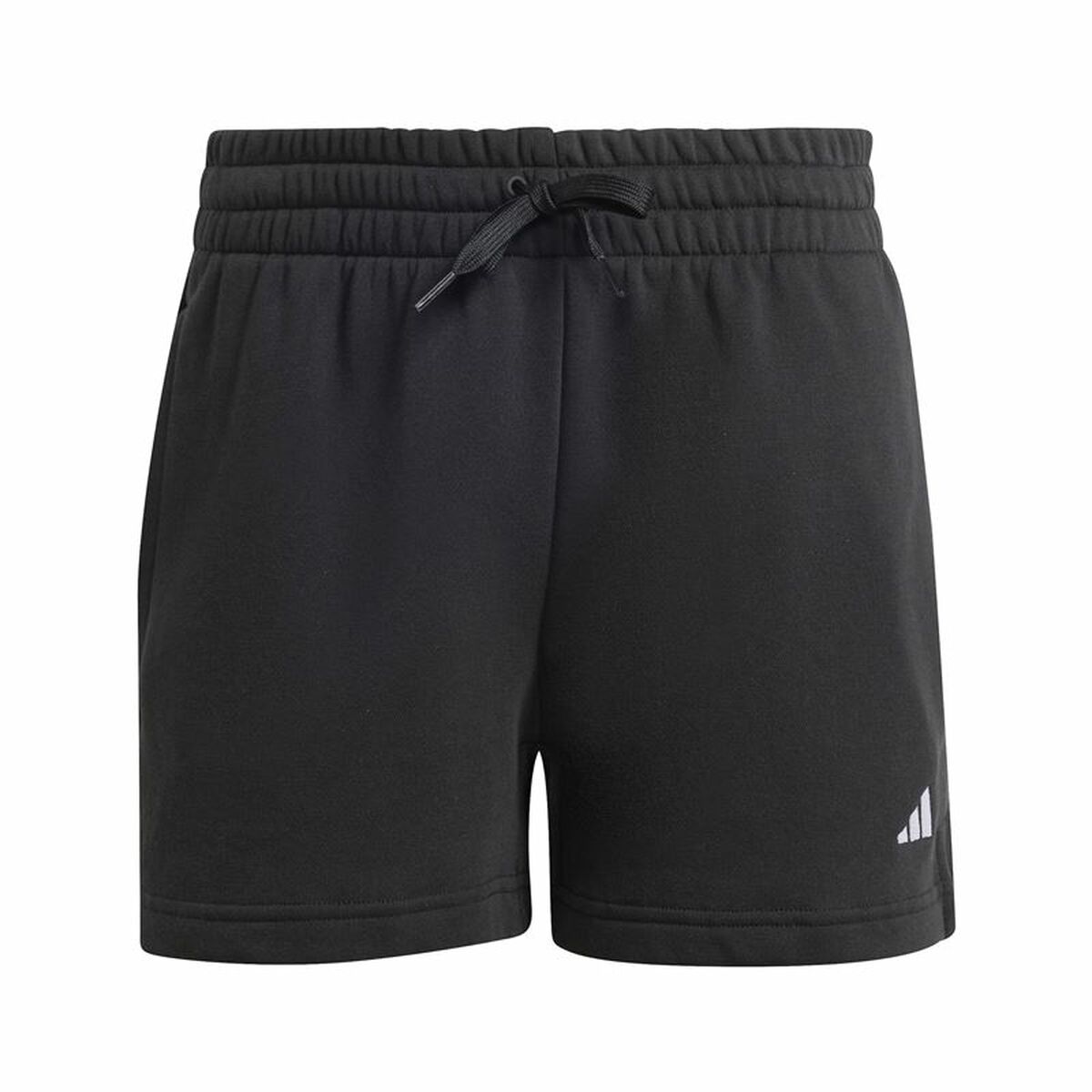 Short de Sport Adidas Essentials Small Logo Fleece Shorts Noir