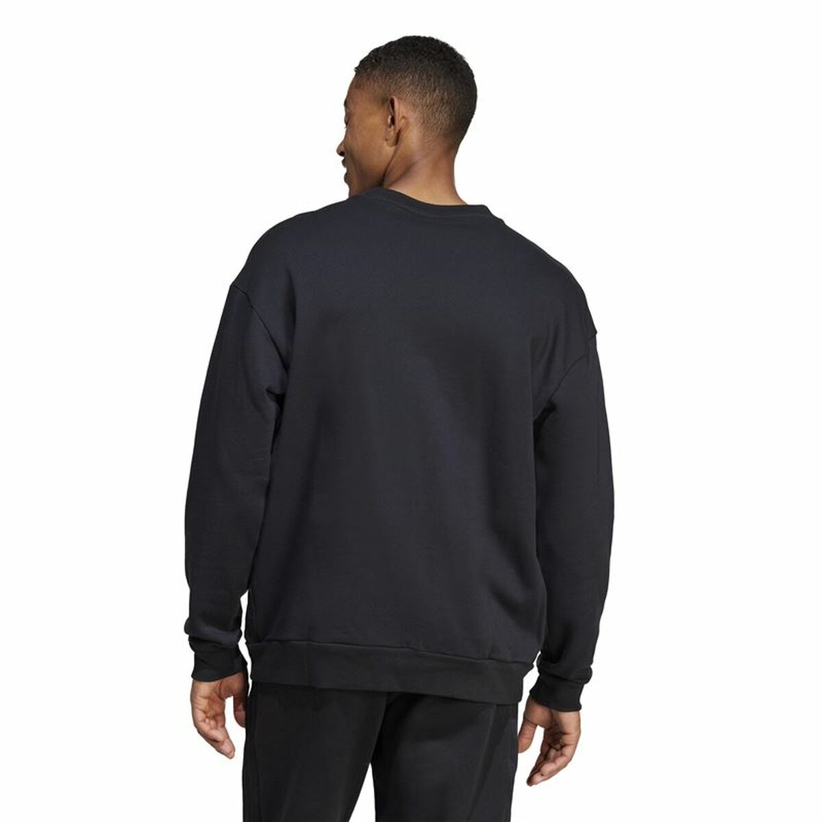 Sweat sans capuche homme Adidas Brand Love French Terry Noir