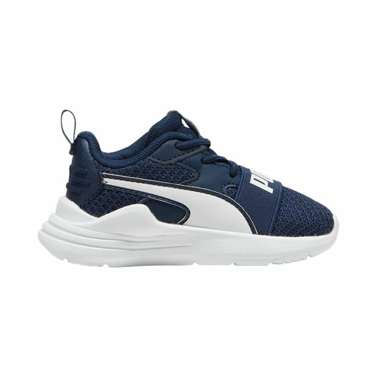 Chaussures de Sport pour Enfants Puma Wired Run Pure Ac Blue marine