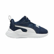 Chaussures de Sport pour Enfants Puma Wired Run Pure Ac Blue marine