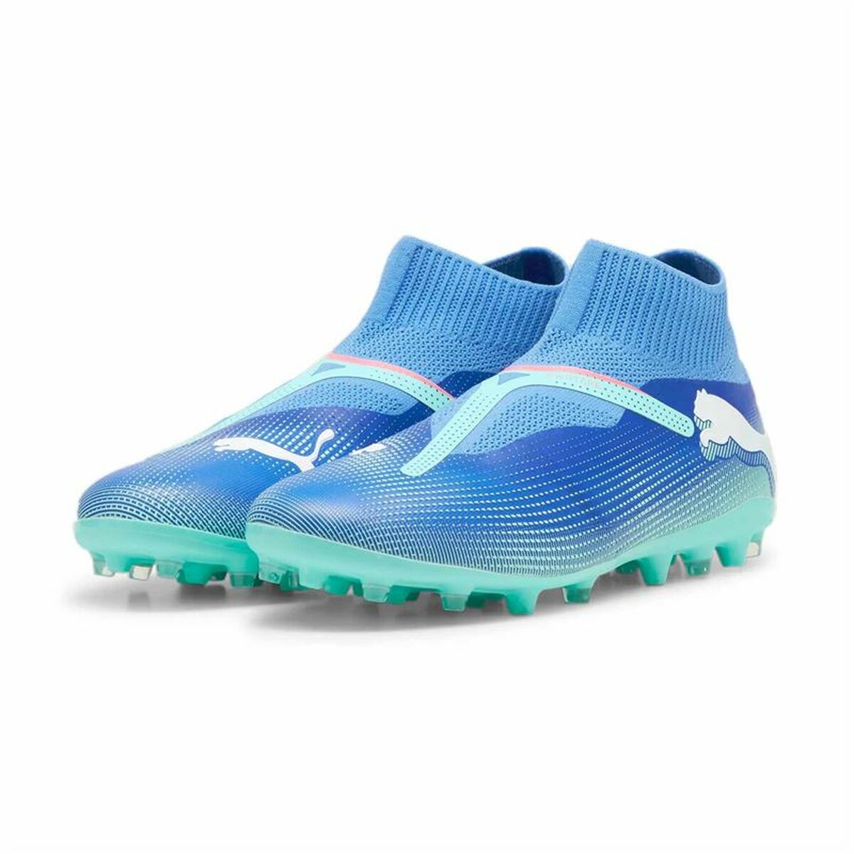 Chaussures de Football pour Adultes Puma Future 7 Match+ Ll Mg Indigo