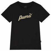 T shirt à manches courtes Enfant Puma Ess+ Script Metallic G