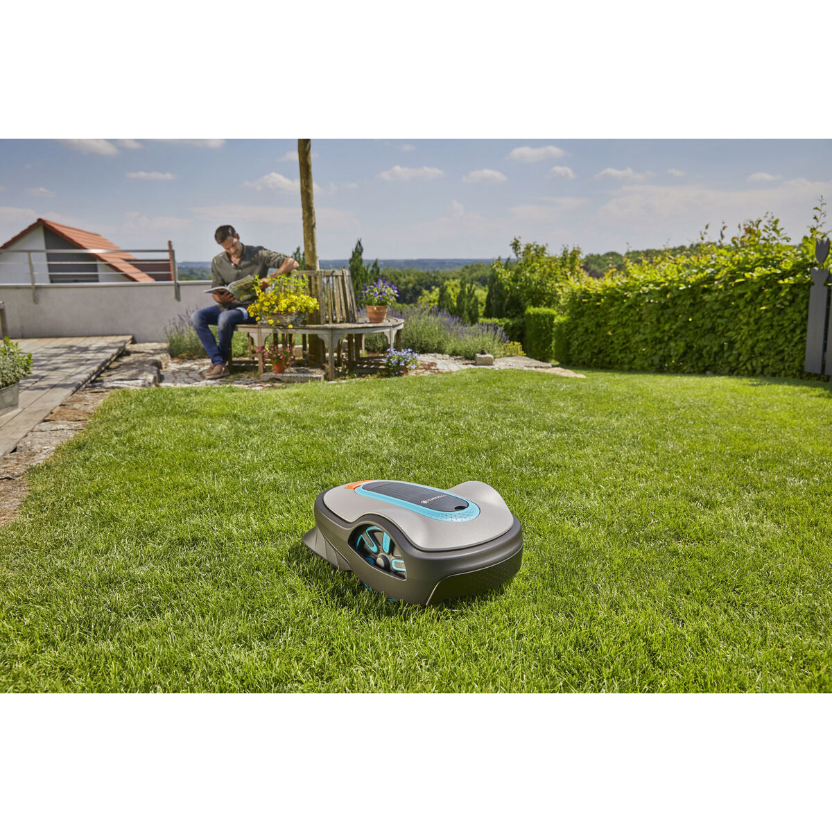 Robot tondeuse Gardena Sileno Life 1000 m²