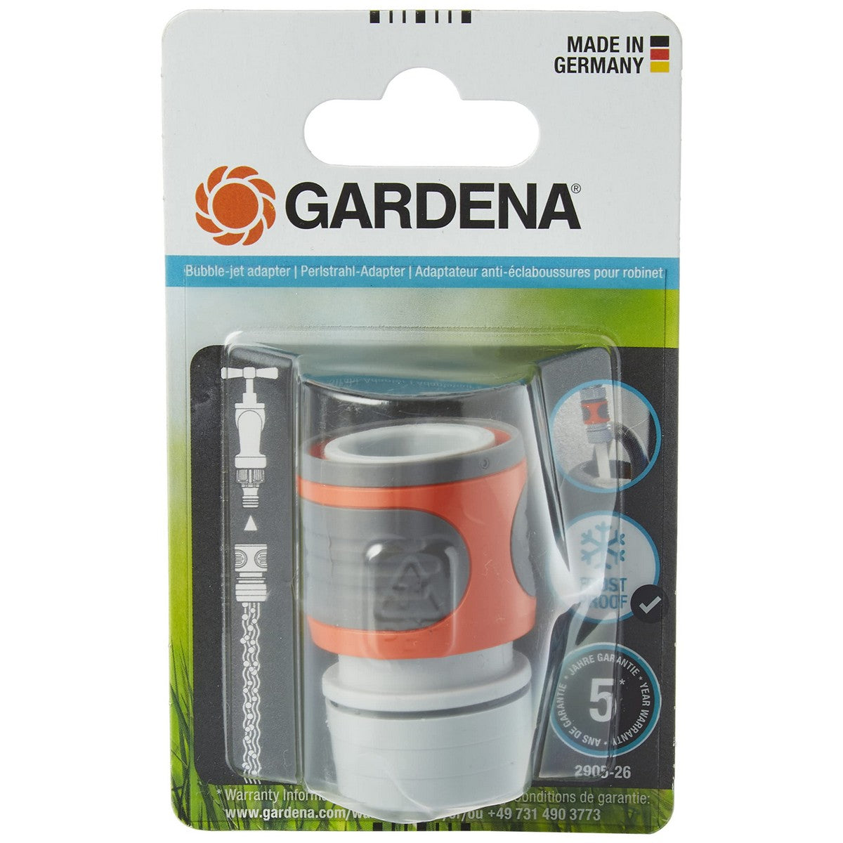 Connecteur de tuyau Gardena Bubble-Jet Robinet Diffuseur À vis