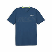 T-shirt à manches courtes homme Puma  Run Favourite Bleu foncé