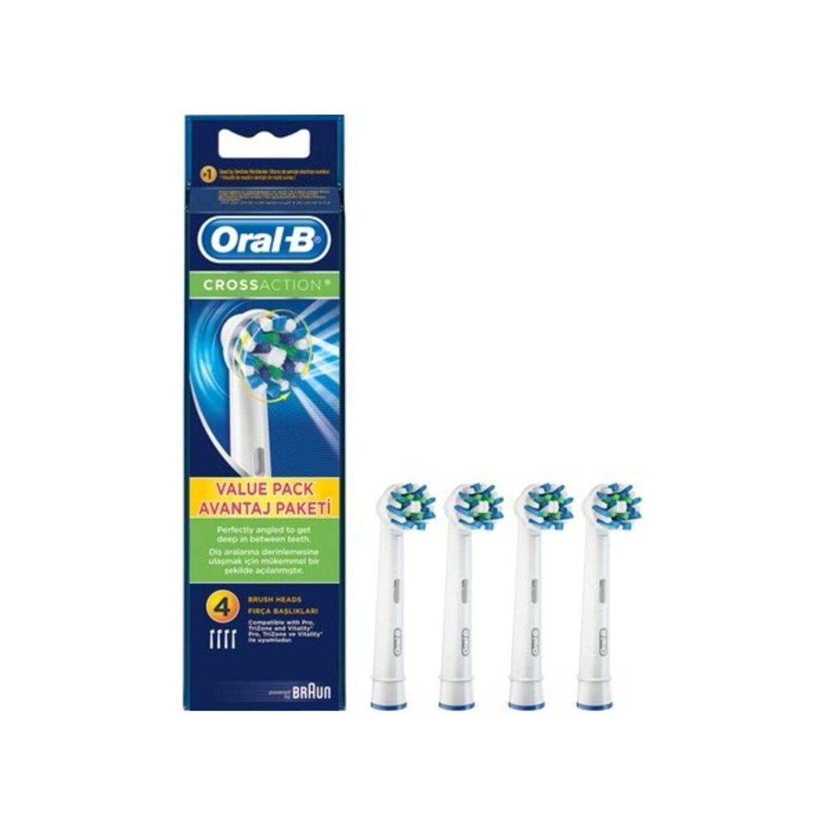 Tête de rechange Oral-B 80338435 Blanc 4 Unités