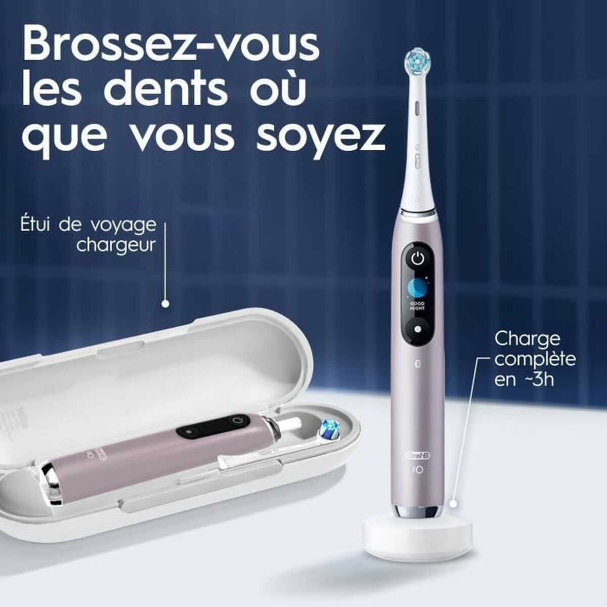 Brosse à dents électrique Oral-B Serie iO9s (2 Pièces) (2 Unités)