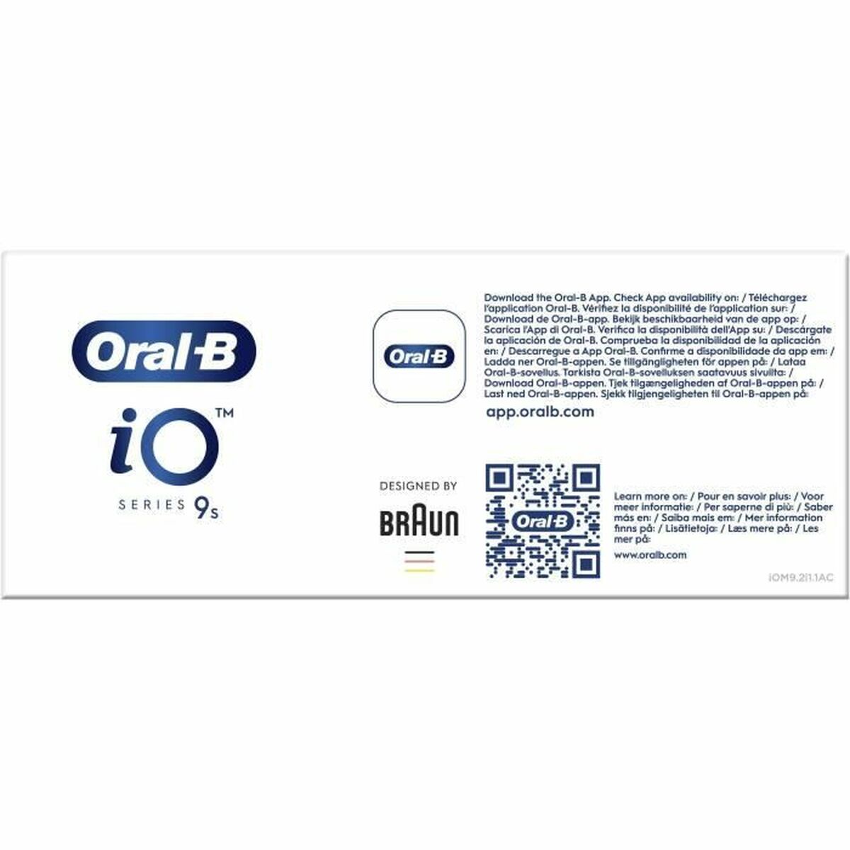 Brosse à dents électrique Oral-B Serie iO9s (2 Pièces) (2 Unités)