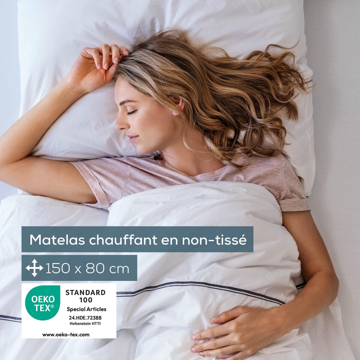 Couverture Chauffante Beurer TS17 150 x 80 cm Blanc Gris 100 % polyester 65 W