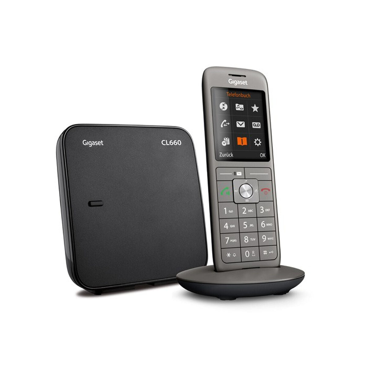 Téléphone Sans Fil Gigaset CL660A Duo Gris Anthracite