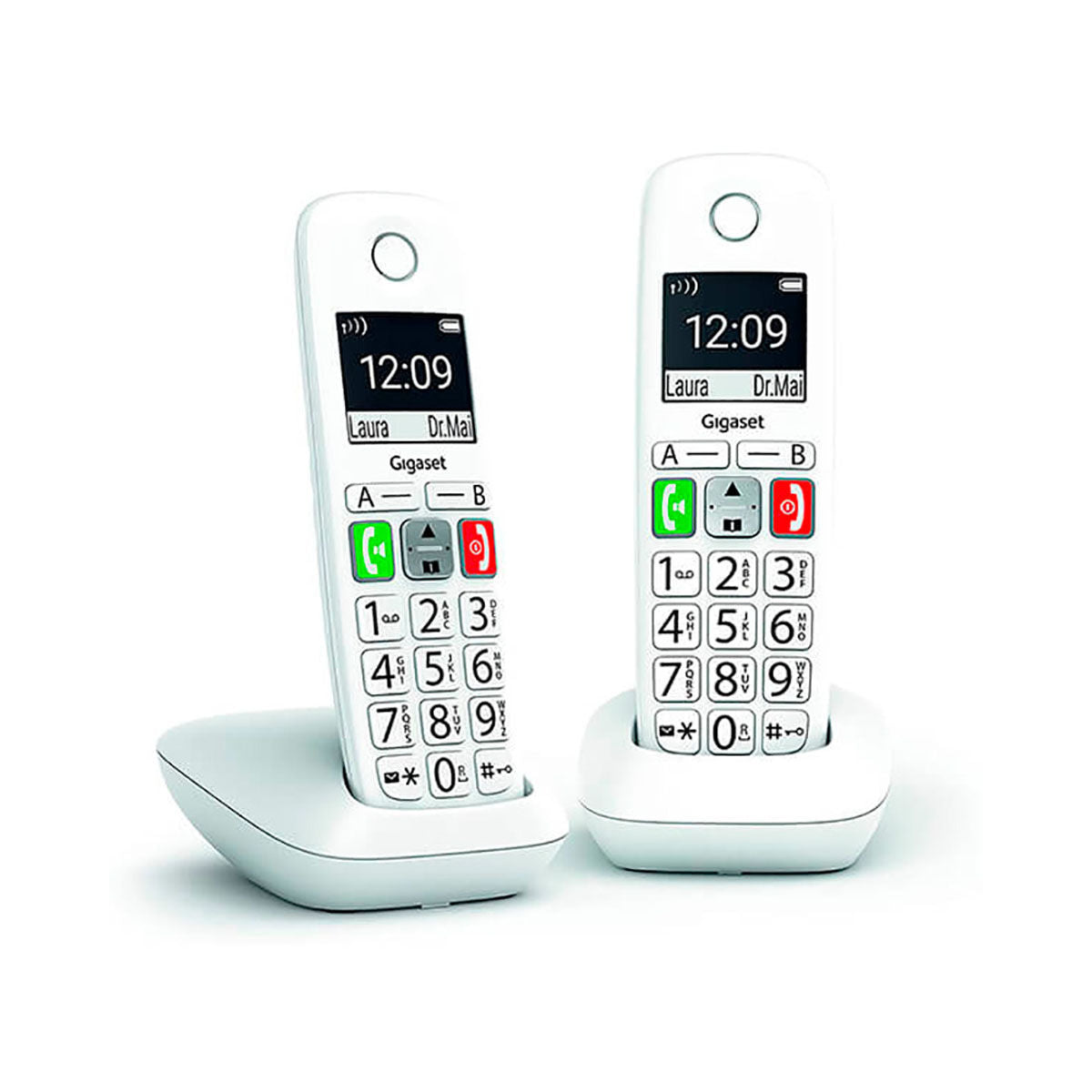 Téléphone Sans Fil Gigaset E290 Duo Blanc