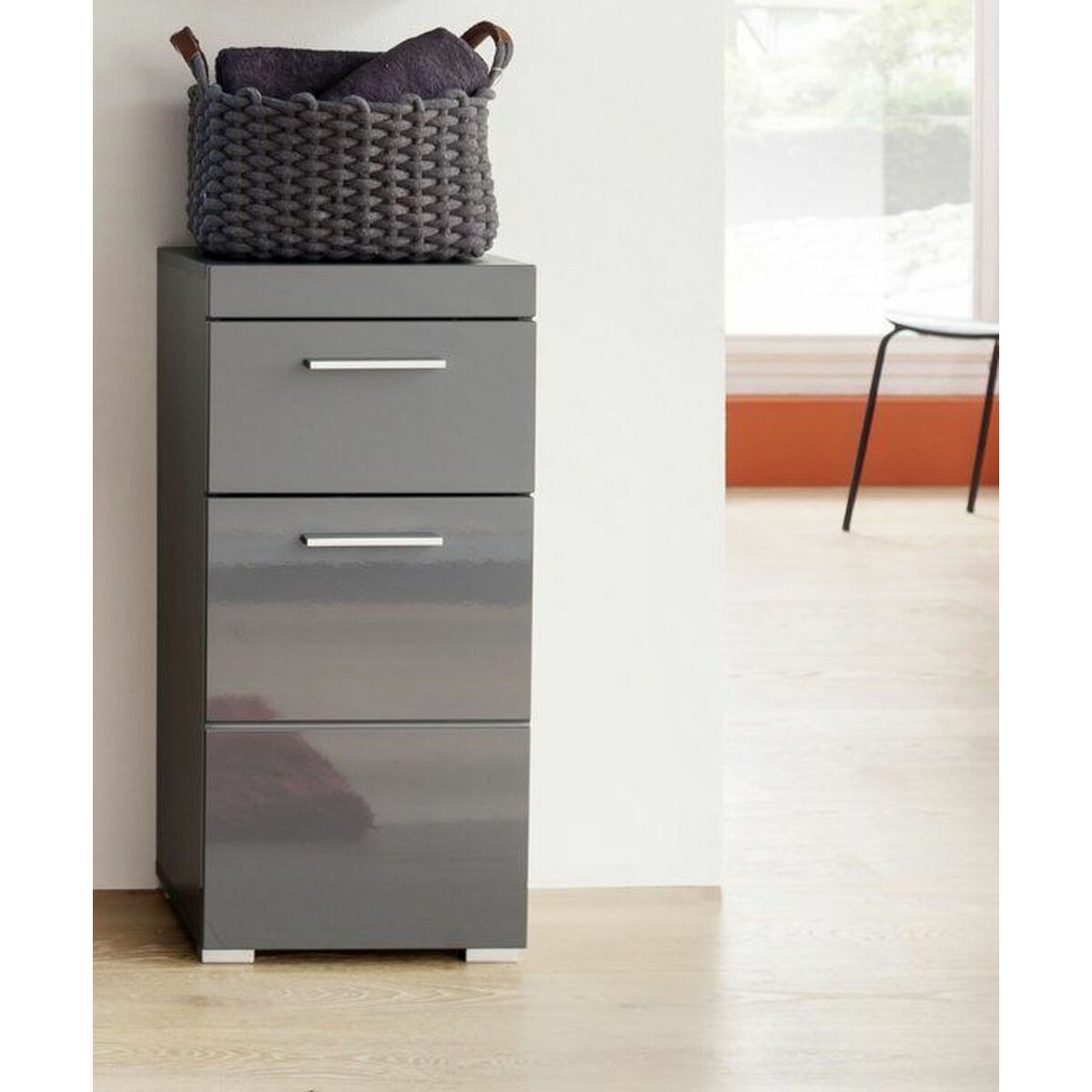 Meuble d'Appoint Trendteam Gris 37 x 31 x 79 cm