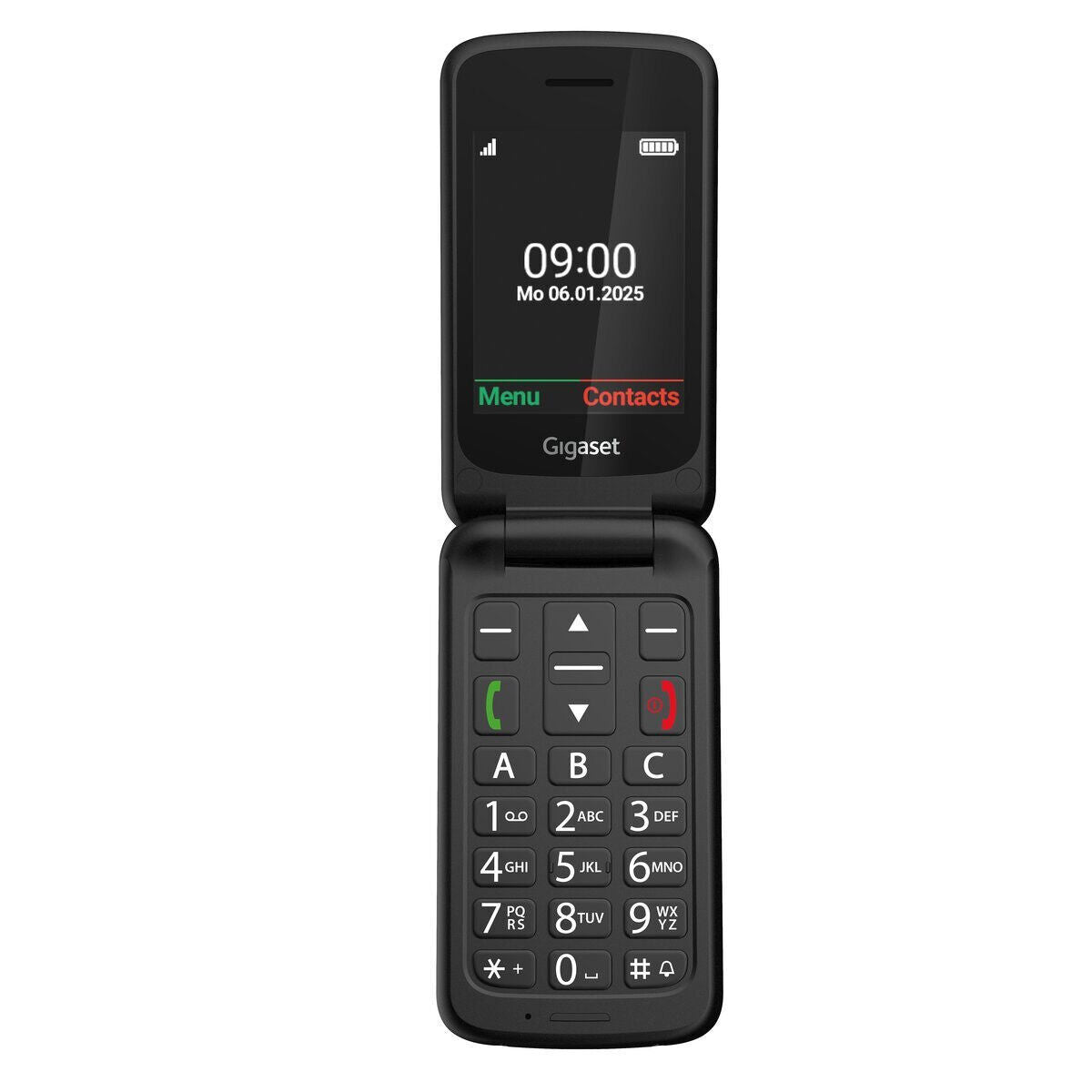 Téléphone portable pour personnes âgées Gigaset GL595 Noir 2,8"
