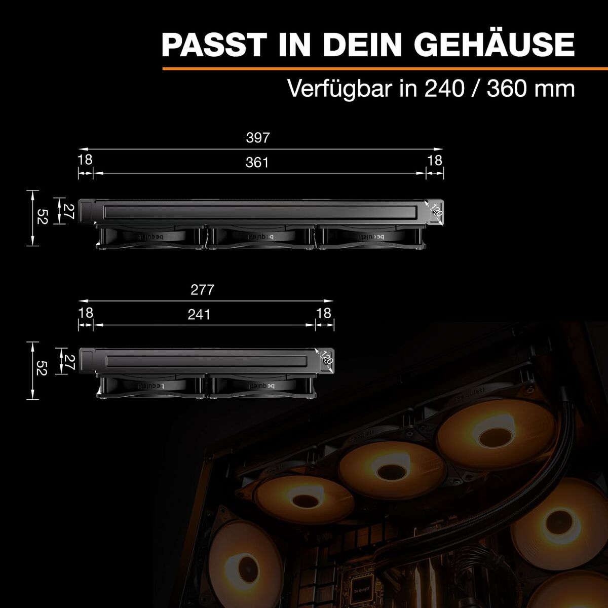 Kit de refroidissement liquide Be Quiet!