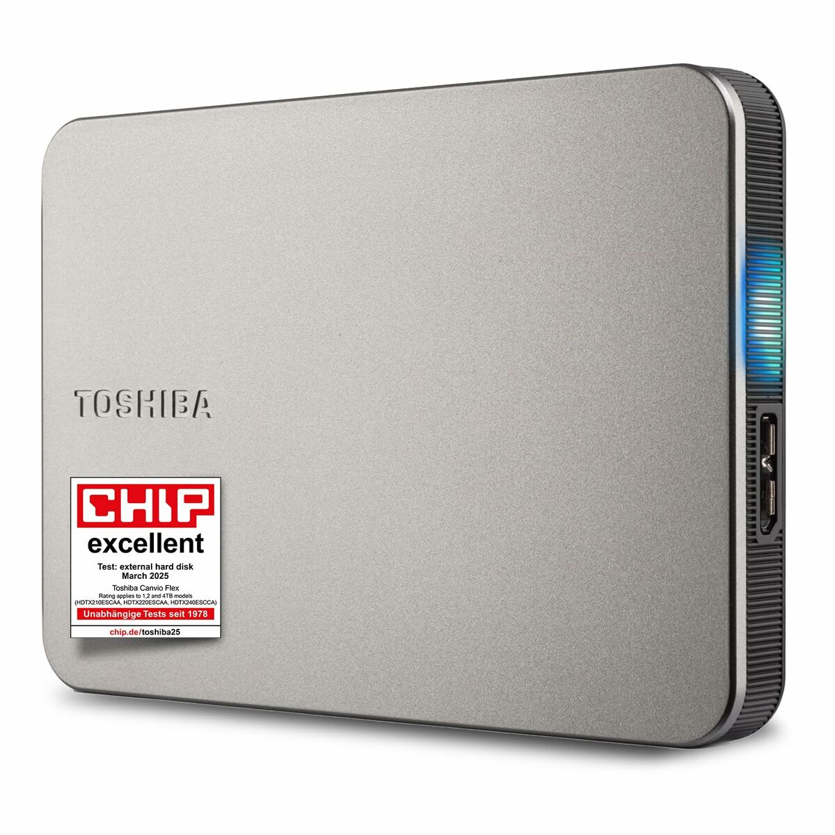Disque Dur Externe Toshiba HDTX210ESCAA 1 TB HDD Argenté Magnétique