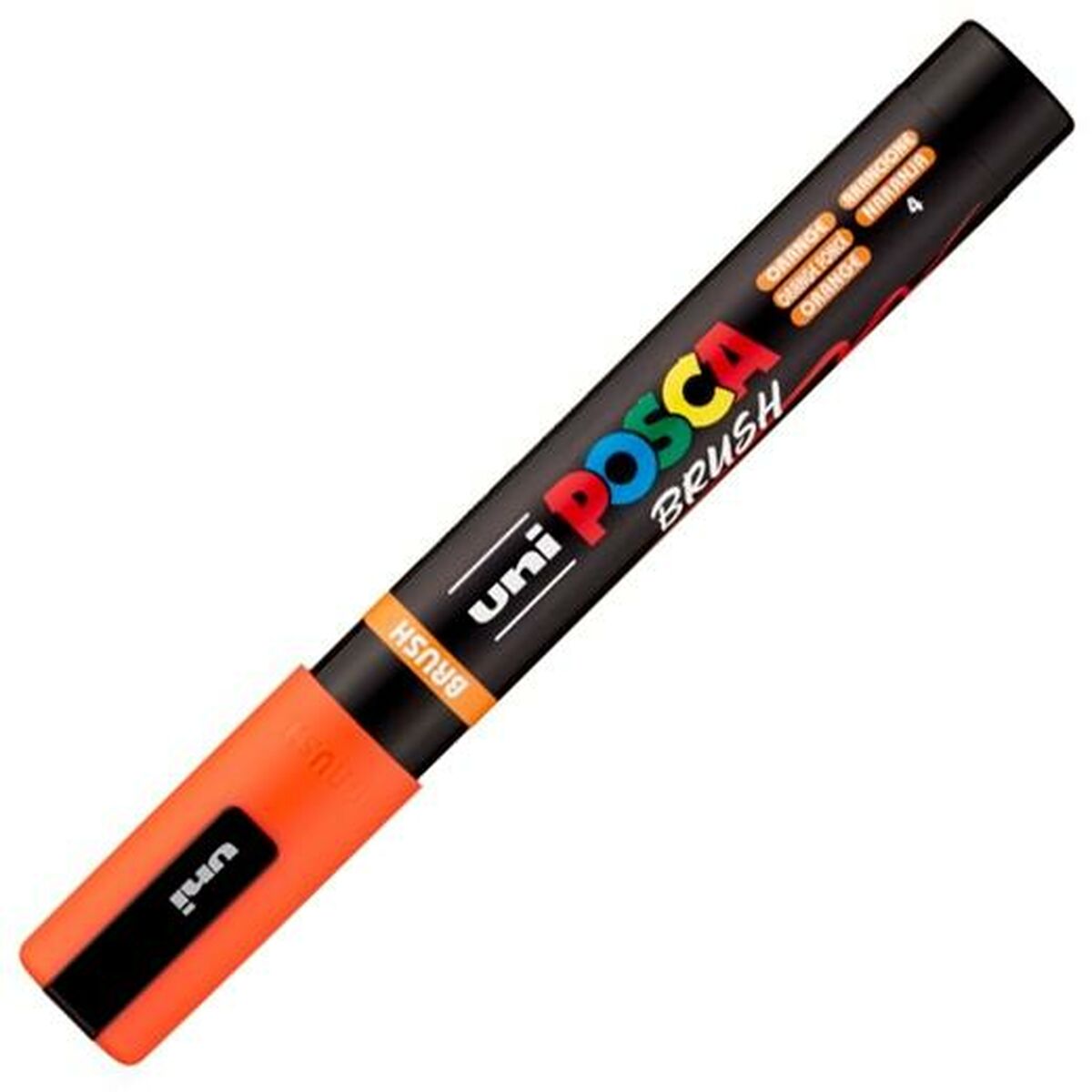 Marqueur BRUSH POSCA PC-5BR Orange (6 Unités)