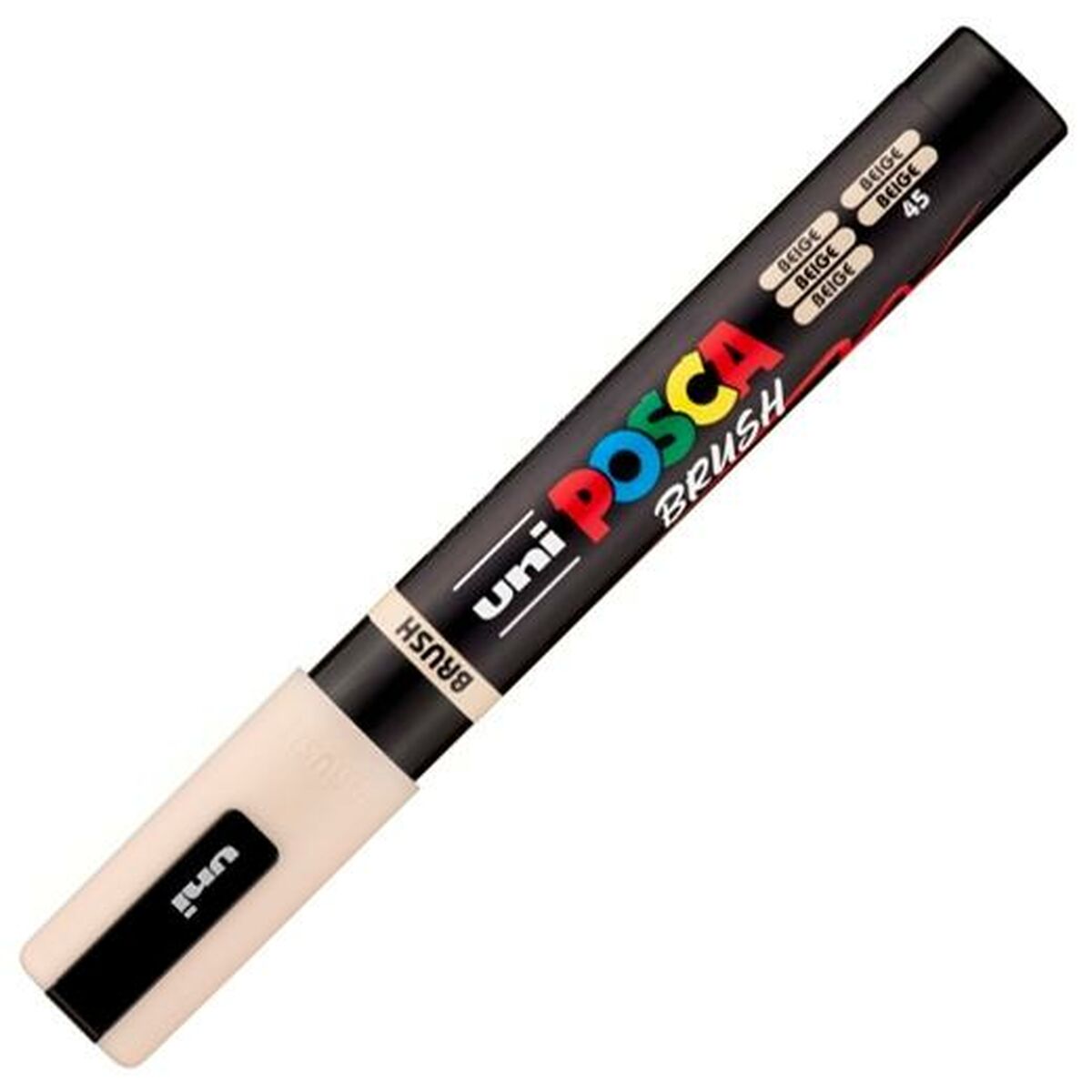 Marqueur BRUSH POSCA PC-5BR Beige (6 Unités)