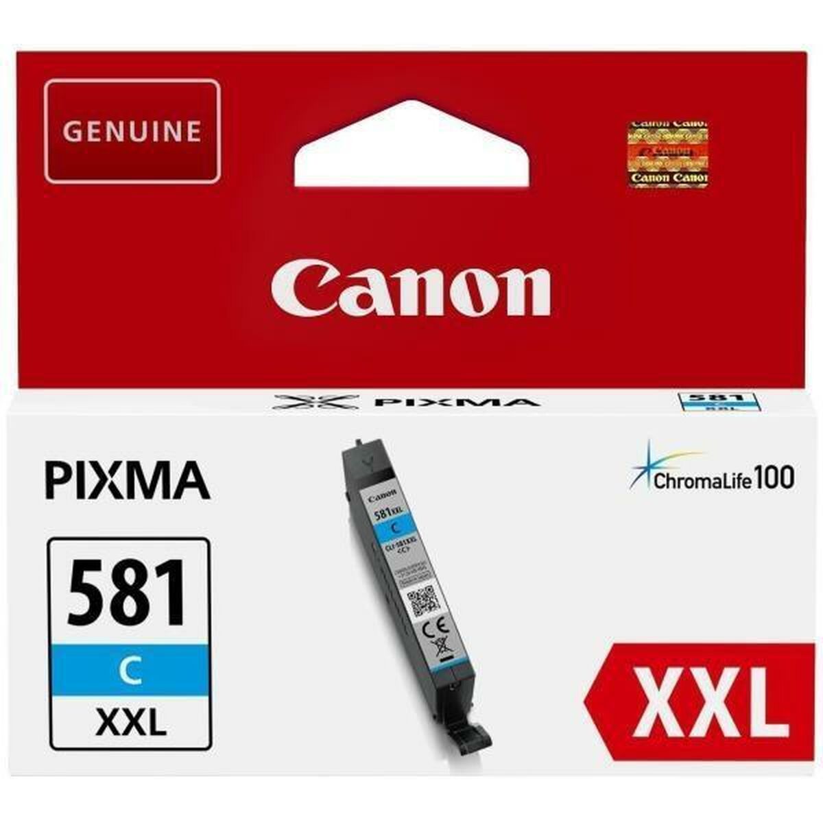 Cartouche d'encre originale Canon CLI-581C XXL Cyan