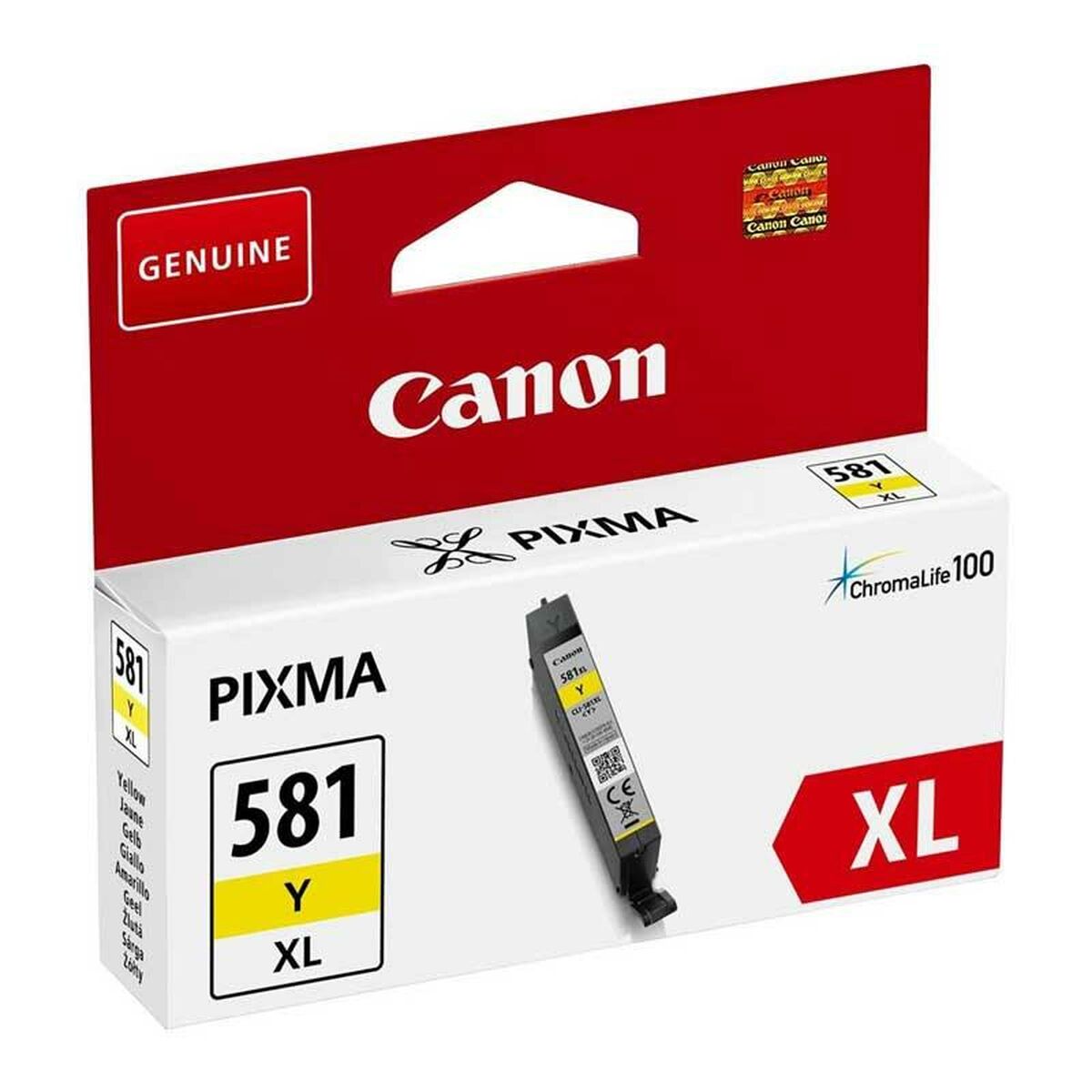 Cartouche d'Encre Compatible Canon CLI-581Y XL XL Jaune