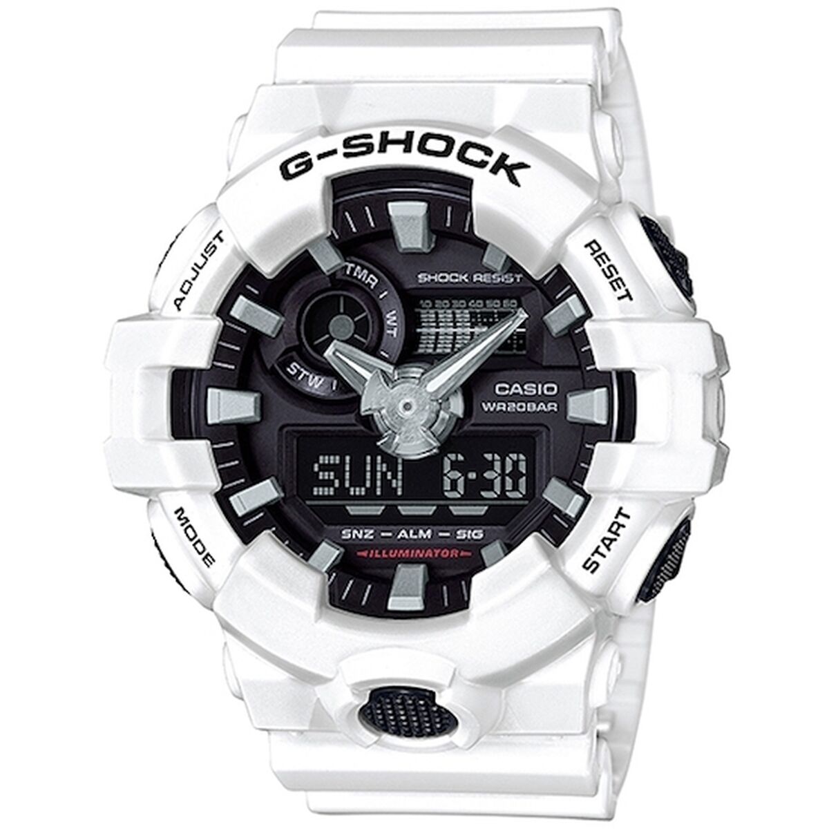 Montre Homme Casio G-Shock GA-700-7ADR (G742) Noir (Ø 53 mm)