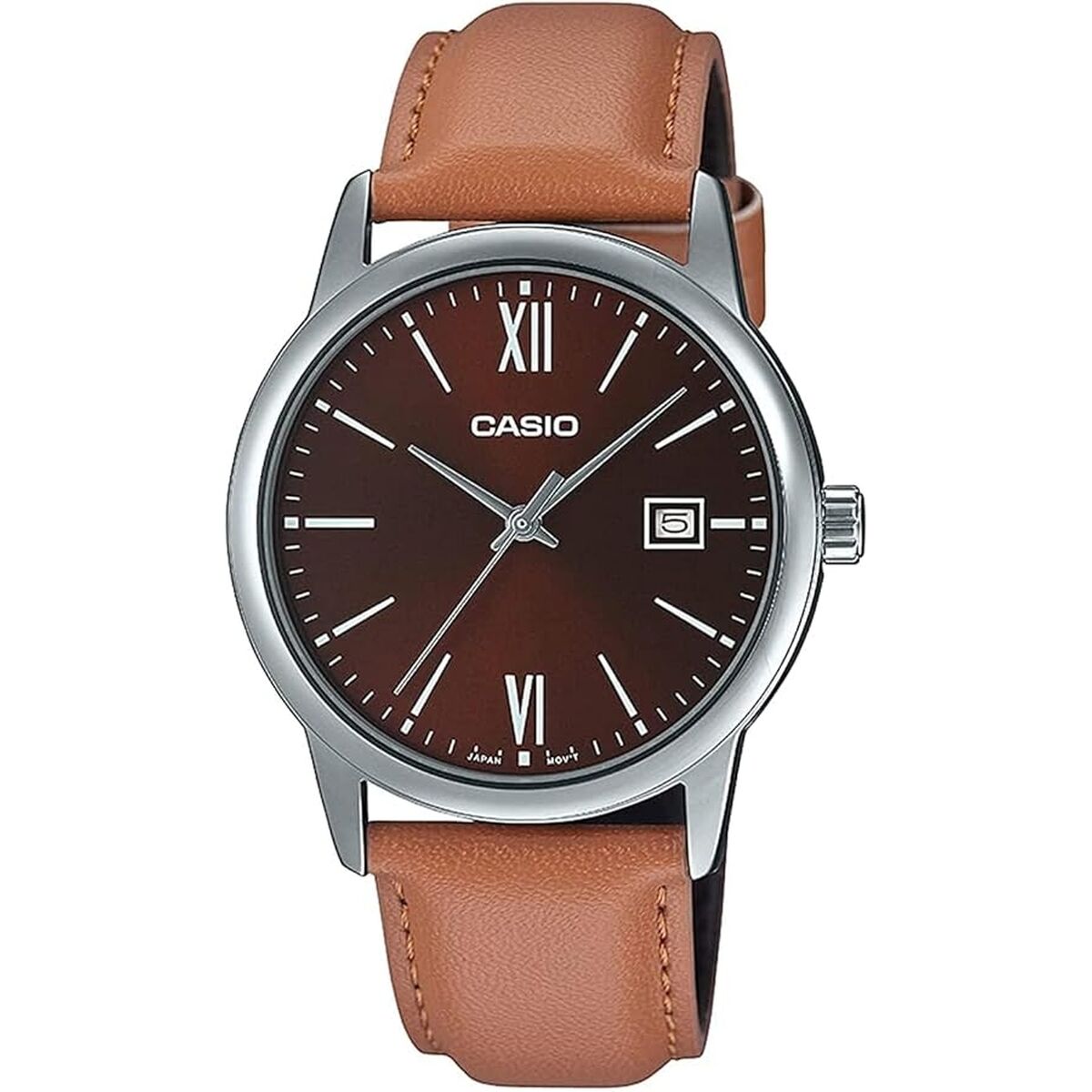 Montre Homme Casio DATE, LEATHER - BRONZE (Ø 37 mm)