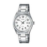 Montre Unisexe Casio COLLECTION Blanc Argenté (Ø 30 mm)