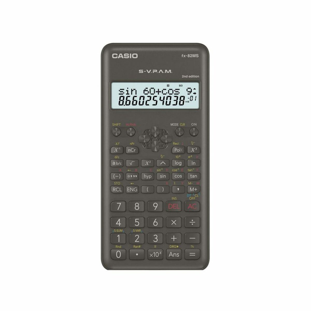 Calculatrice Casio FX-82MS-2 Noir