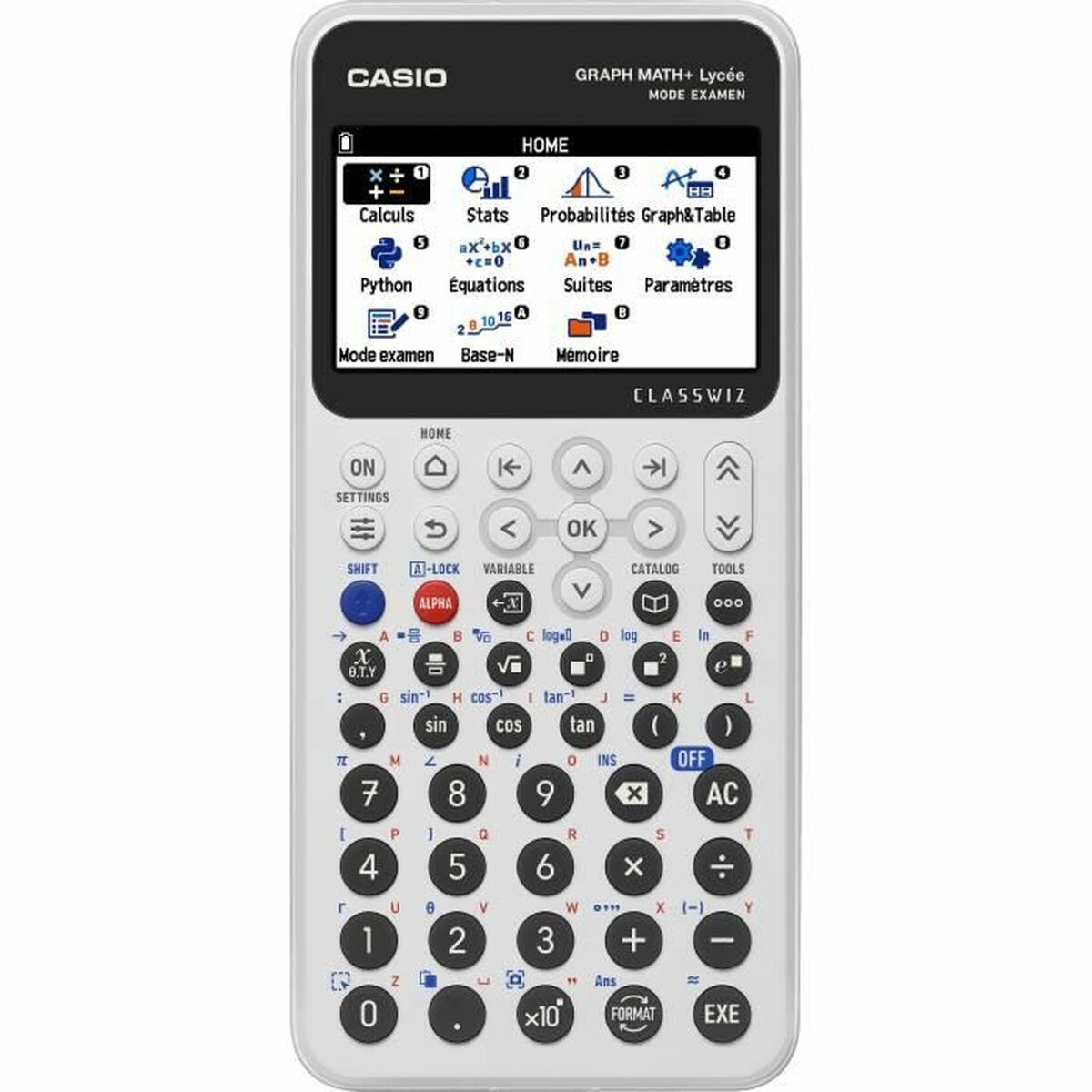 Calculatrice scientifique Casio Blanc
