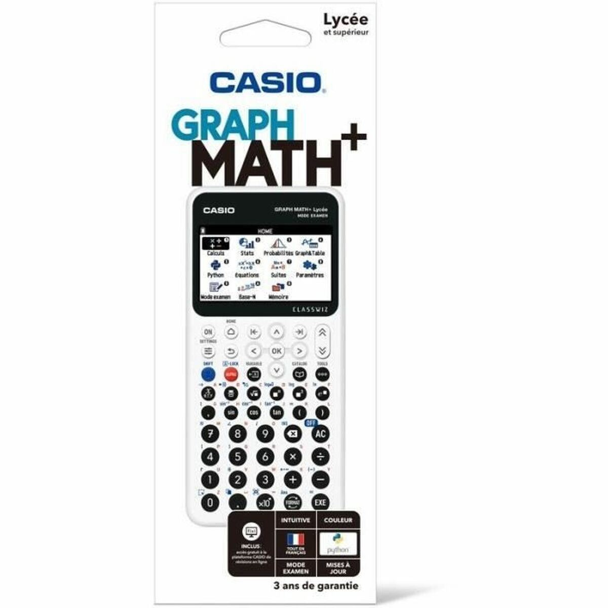 Calculatrice scientifique Casio Blanc
