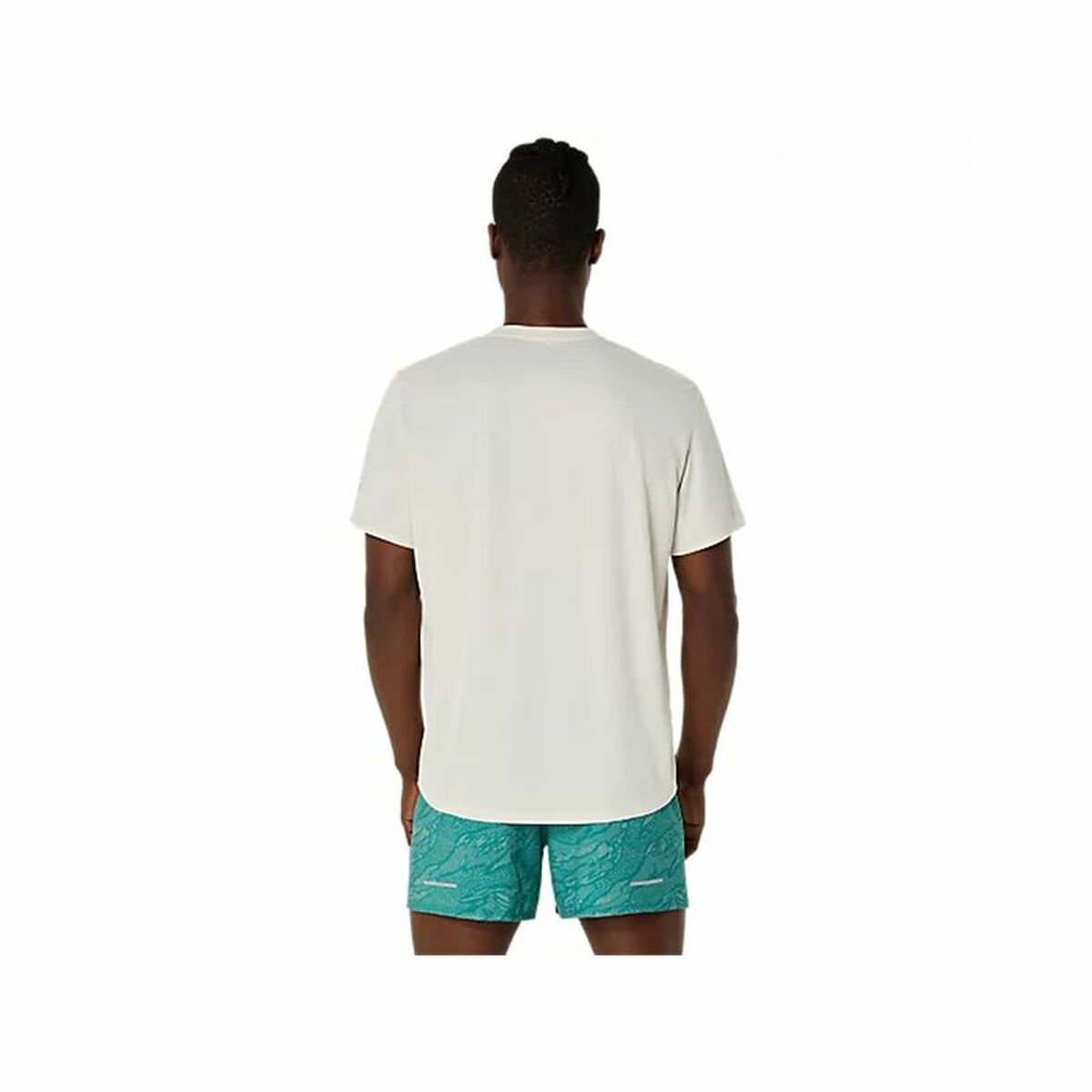 T-shirt à manches courtes homme Asics Fujitrail Logo Ss Top Blanc