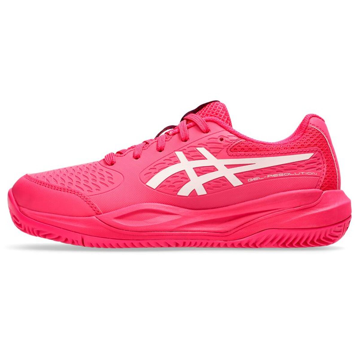 Chaussures de Tennis pour Enfants Asics Gel-Resolution X Gs Clay Rose foncé
