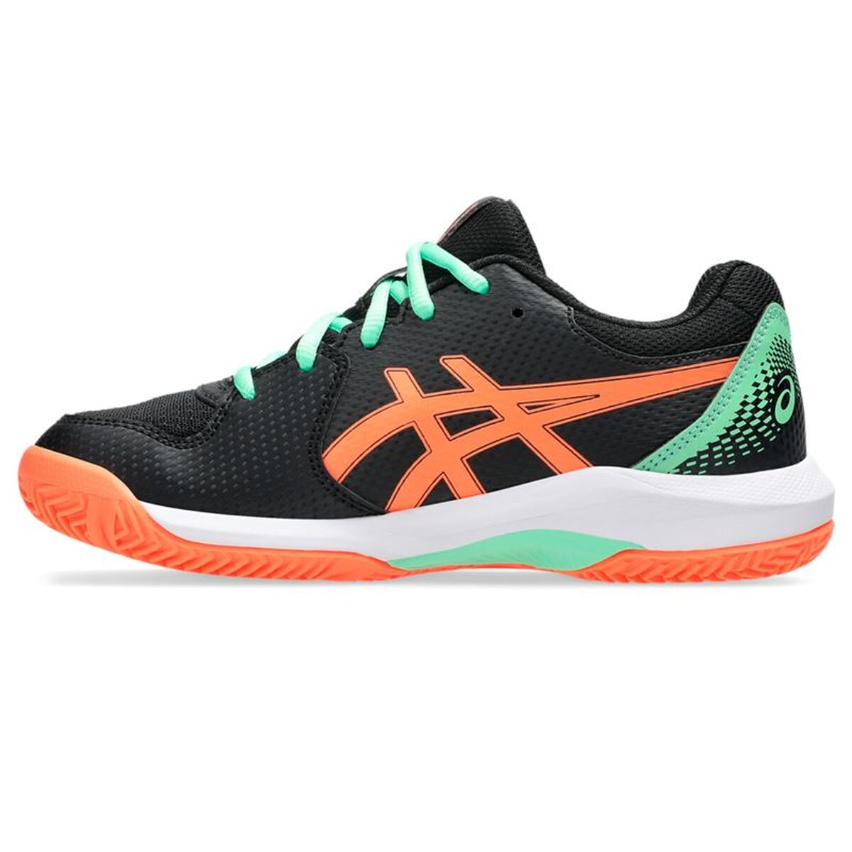 Chaussures de Padel pour Enfants Asics Gel-Dedicate 8 Padel Gs Noir