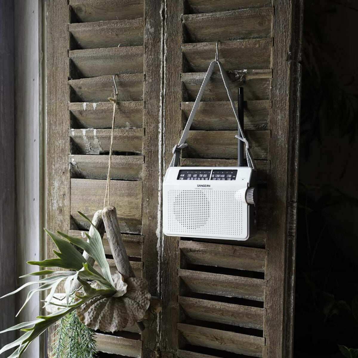 Radio AM/FM Sangean Blanc