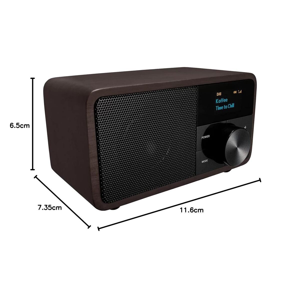 Radio Transistor Sangean DDR7 MINI Bois FM Rétro