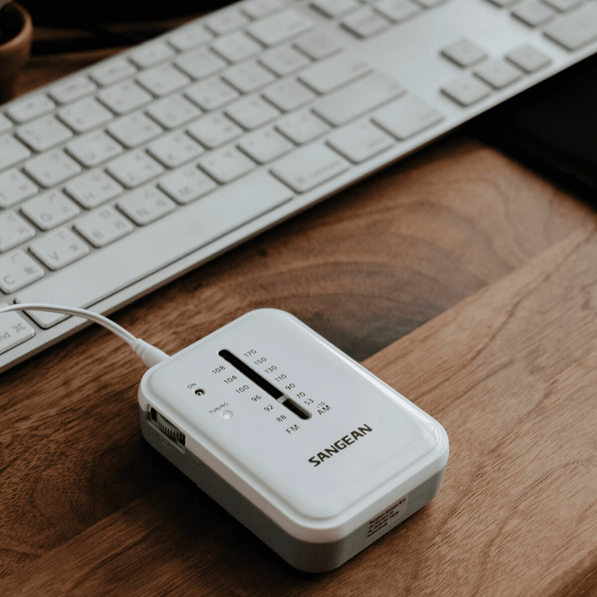 Radio transistor Sangean Blanc AM/FM