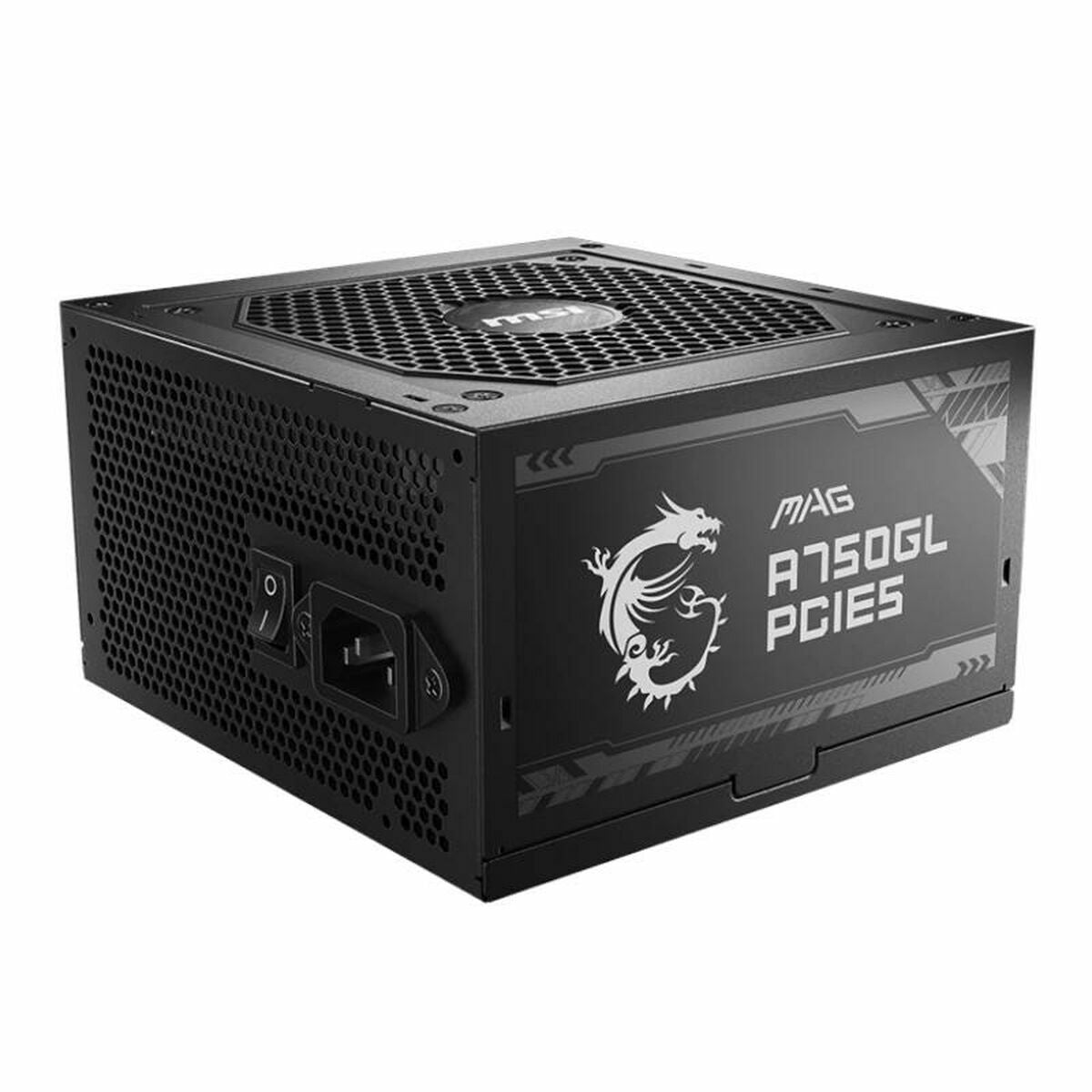 Bloc d’Alimentation MSI 306-7ZP8E11-CE0 750 W ATX 80 Plus Gold