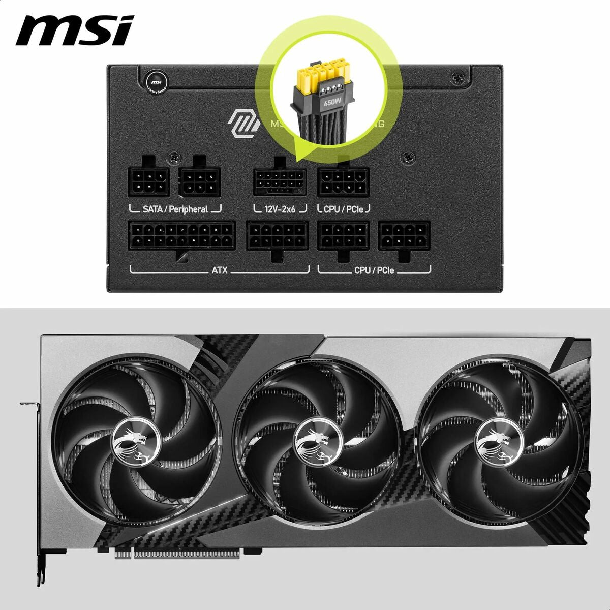 Bloc d’Alimentation MSI 306-7ZP1B11-CE0 750 W 80 Plus Gold ATX