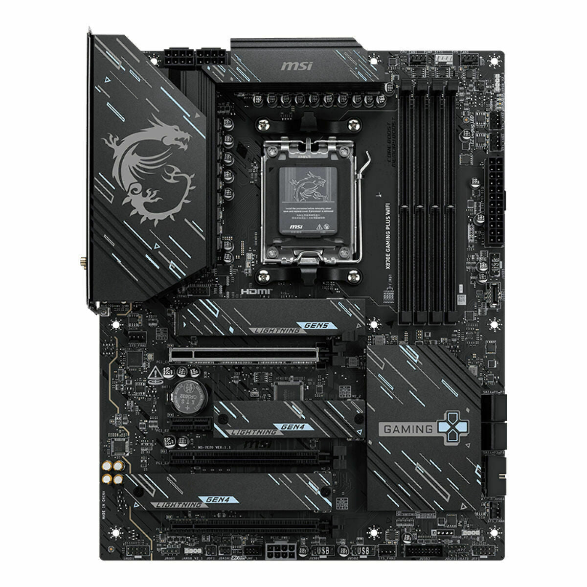 Carte Mère MSI X870E GAMING PLUS WIFI AMD AM5