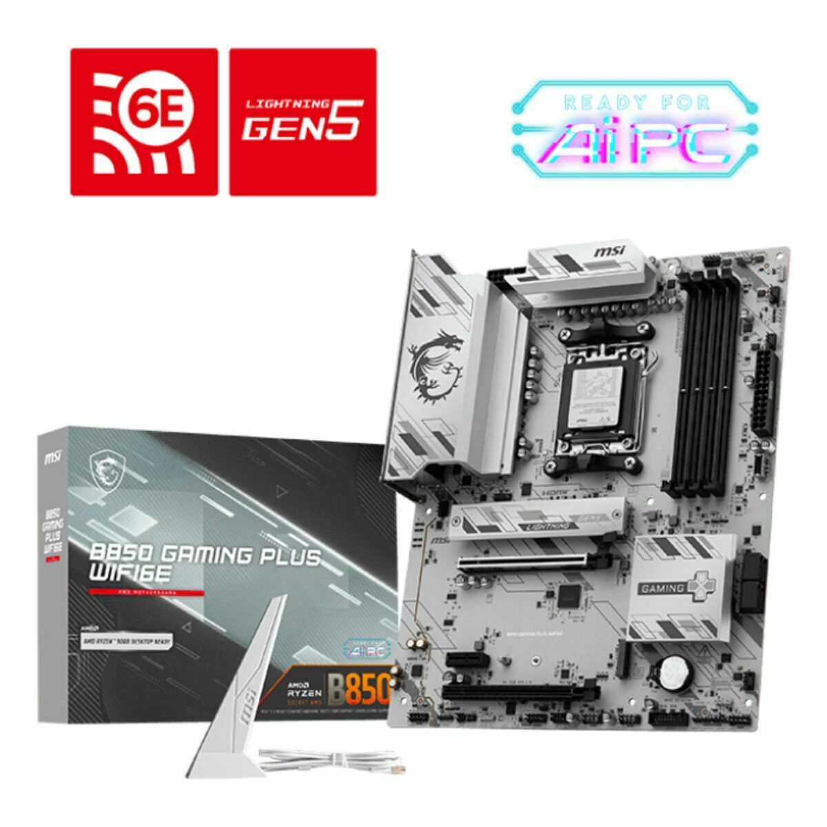 Carte Mère MSI B850 GAMING PLUS WIFI6E AMD AM5