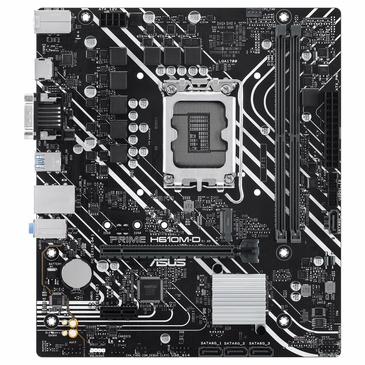 Carte Mère Asus PRIME H610M-D H610 LGA 1700