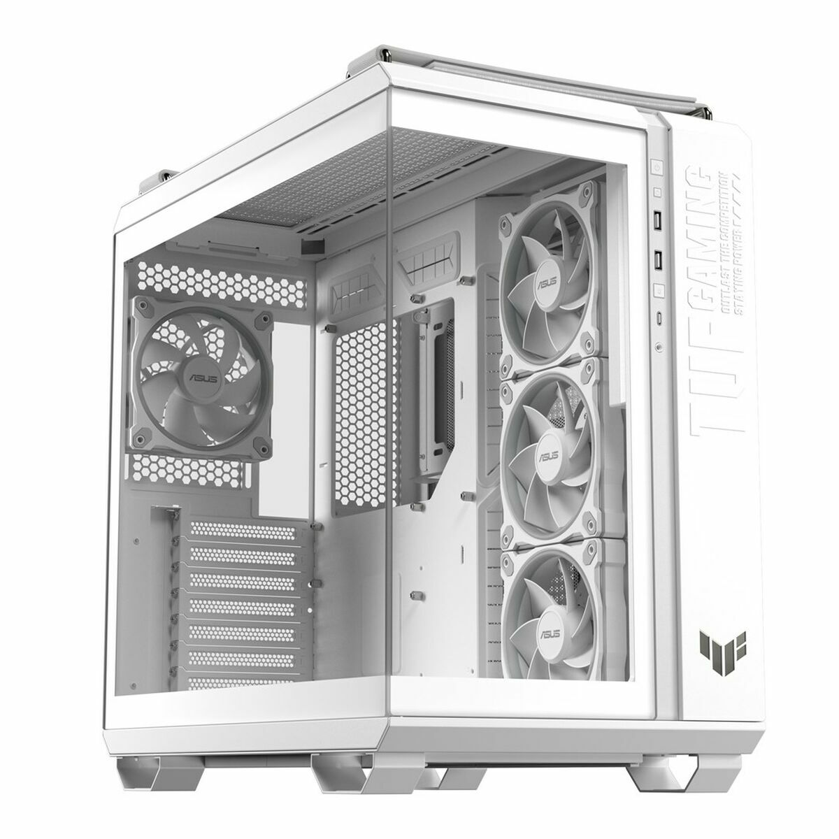 Boîtier ATX semi-tour Asus 90DC0093-B19010 Blanc