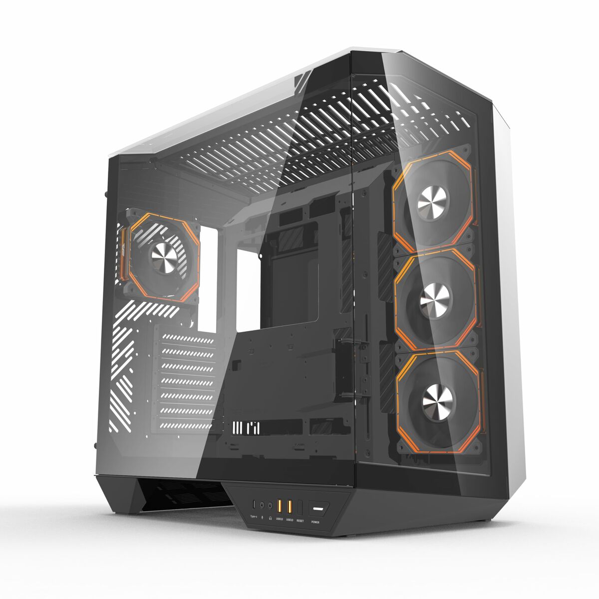 Boîtier ATX semi-tour DarkFlash DARKFLASH DY470 Noir