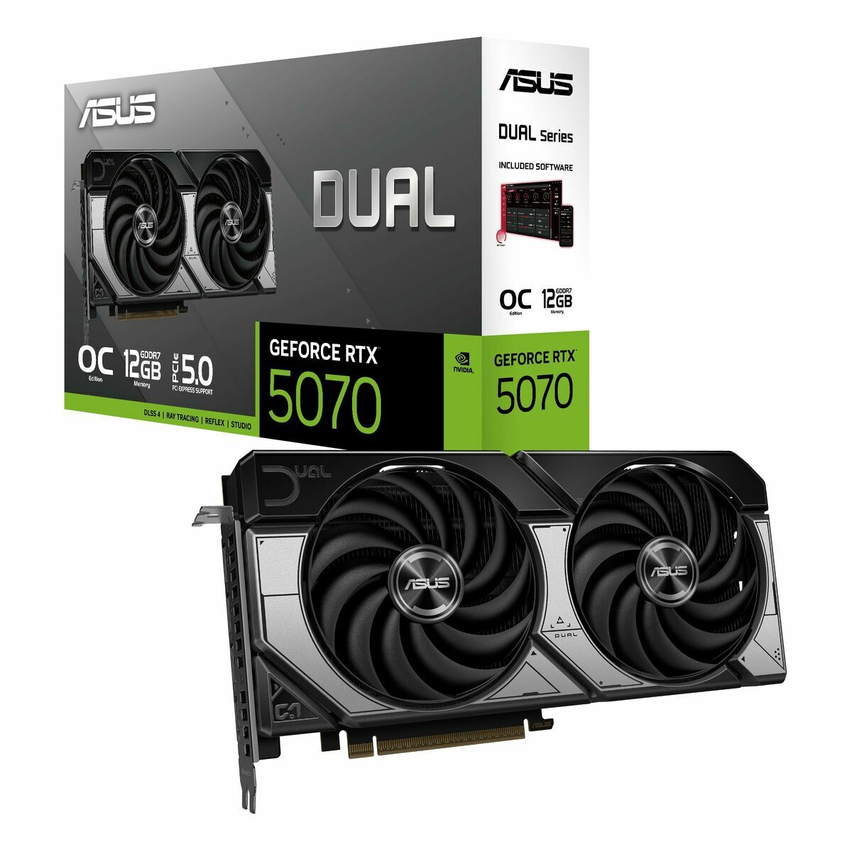 Carte Graphique Asus 90YV0M17-M0NA00 12 GB nvidia geforce rtx 5070 GDDR6 GDDR7