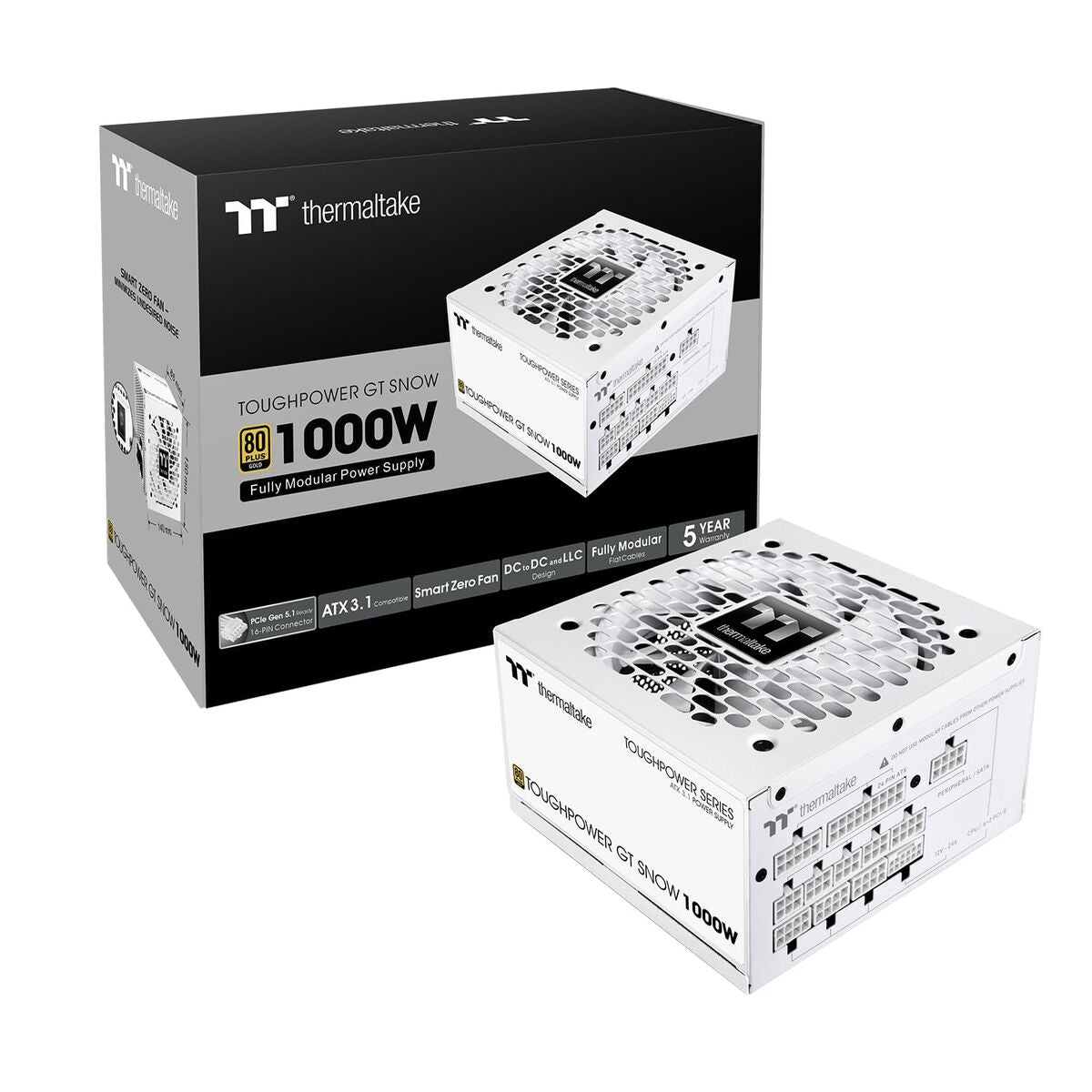 Bloc d’Alimentation THERMALTAKE Toughpower GT Snow 1000W ATX 1000 W