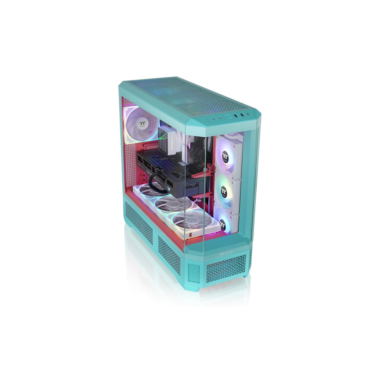 Boîtier ATX semi-tour THERMALTAKE CA-11H-00FLWN-00 Menthe