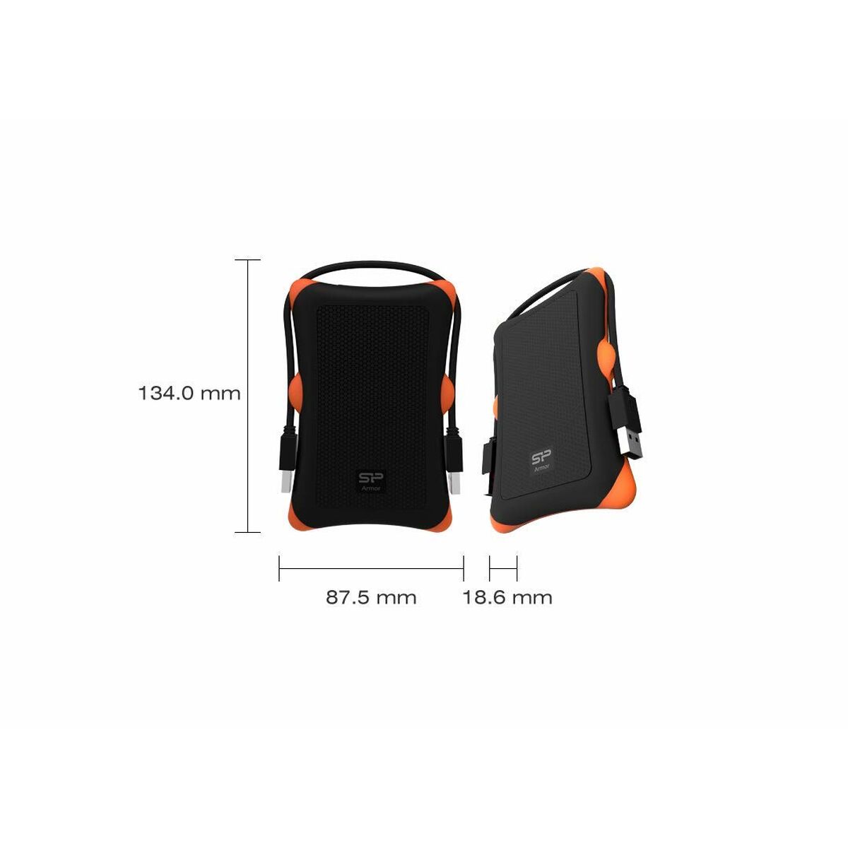 Boîtier Externe Silicon Power Armor A30 Blanc 2,5"