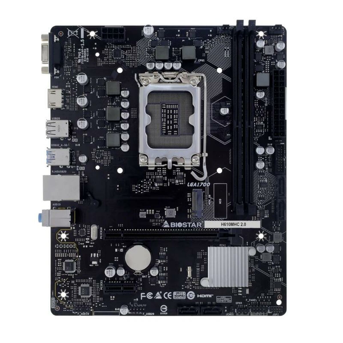 Carte Mère Biostar H610MHC 2.0 H610 LGA 1700